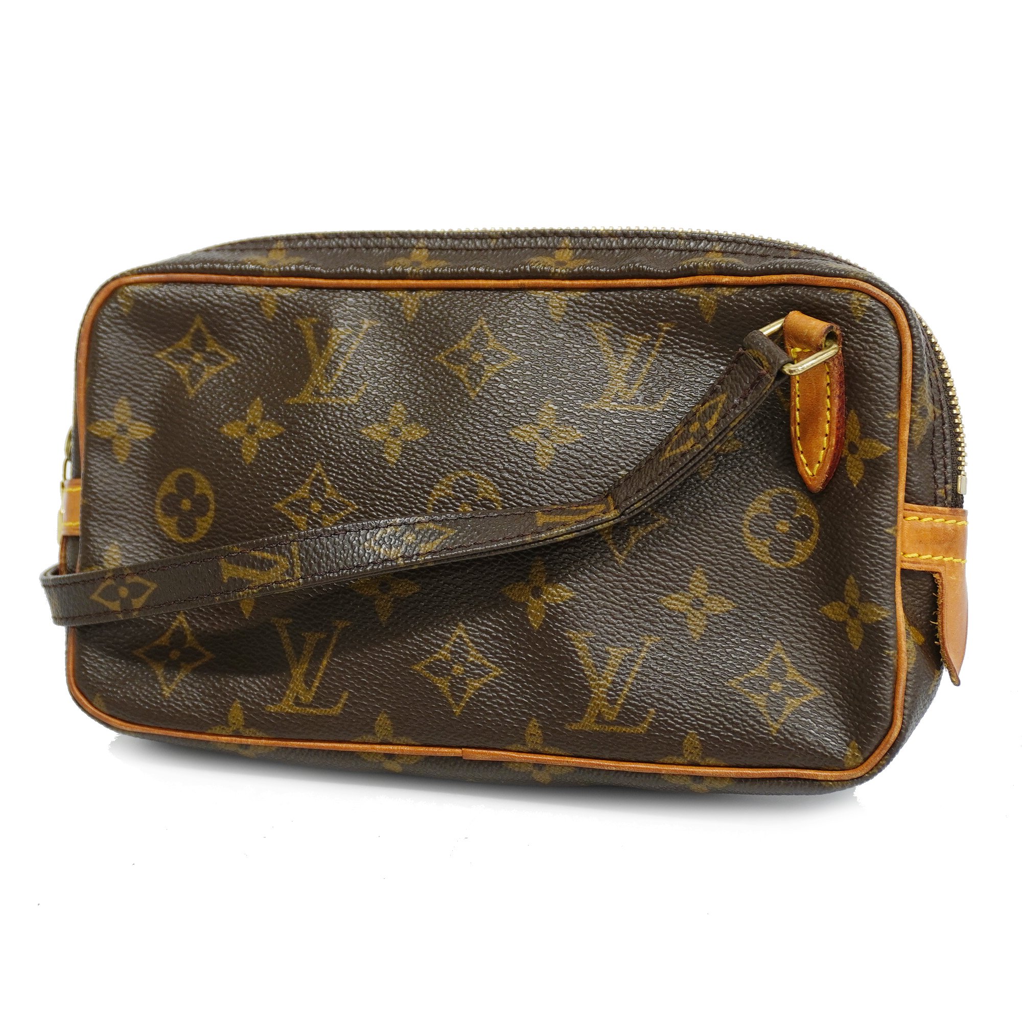 Louis Vuittonauth Monogram Pochette Marly Bandouliere M51828 Women Shoulder Bag